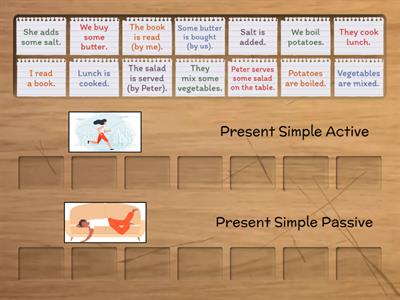 Present Simple Active or Passive