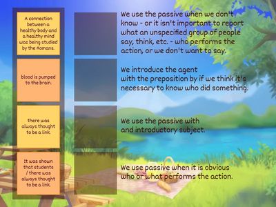 Join the sentences with the function