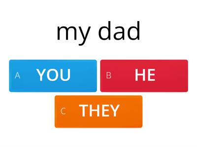 Subject Pronouns