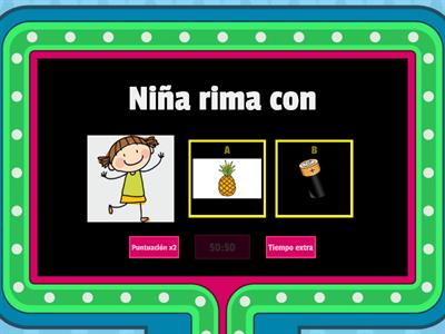 Concurso Juego de rimas 