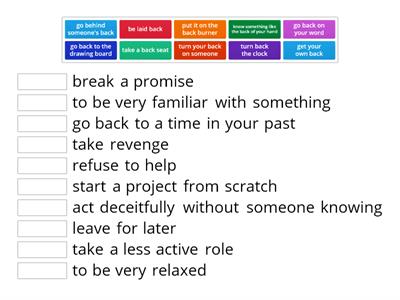 C2.1 Keynote prof - Idioms with BACK 