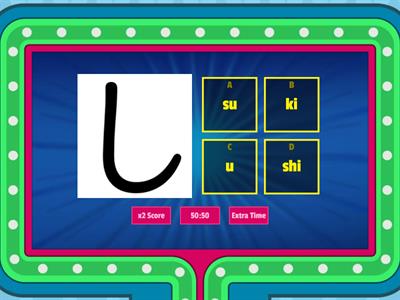 a, ka, sa  quiz show