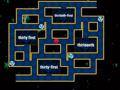 Maze Chase - Ordinal Numbers