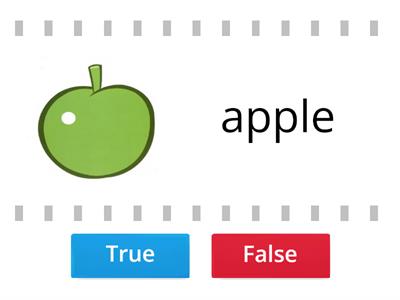 True or False A and B Family and Friends starter (starter unit))