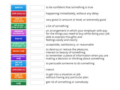 Listening Vocabulary - M12 First Expert 