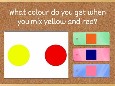 Primary and Secondary Colours Motivational