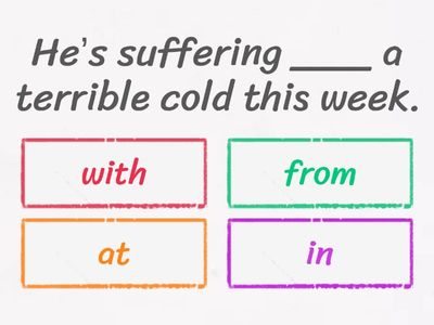 Prepositions with verbs  Part 2