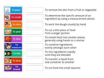 Cooking verbs 