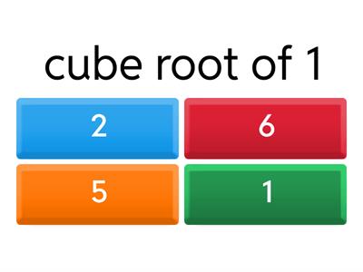 Cube roots