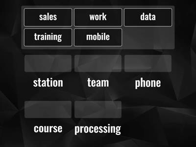 Common word partnerships (English for Information Technology 1)