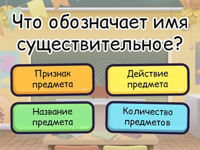 Тест по теме "Имя существительное. Разряды существительных по значению".