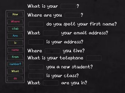 U1L6 Complete the sentence GG2