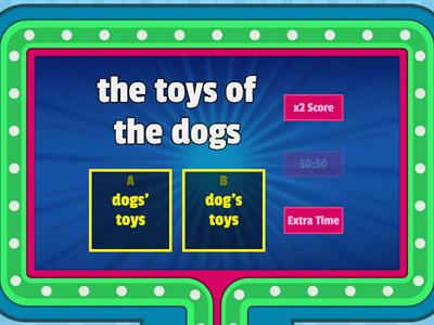 Singular and Plural Possessive Nouns