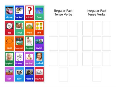 Regular and Irregular Past Tense Verbs
