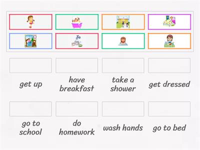 A Day In Life (Matching Activity)