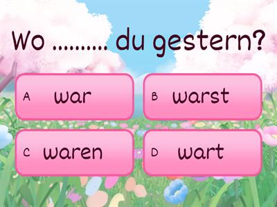 Präteritum sein/haben 
