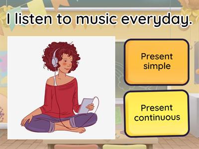 Present Continuous vs. Present Simple