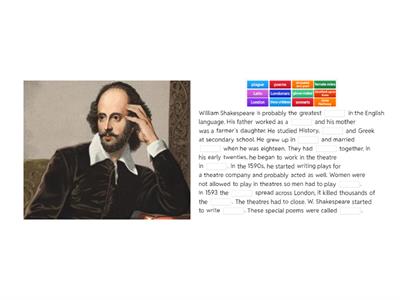 William Shakespeare / life summary