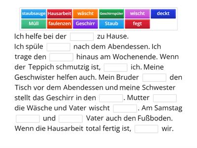 Hausarbeit Wortschatz