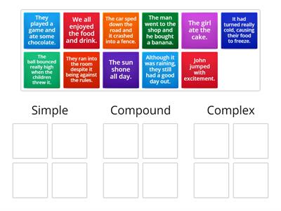 Sentence Type sort