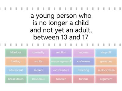 Insight Pre-Intermediate Unit 5 words