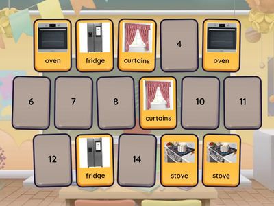 Kitchen Matching Game