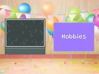 Speaking Topics/Survey