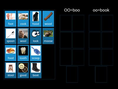 OO/OO Word Sort
