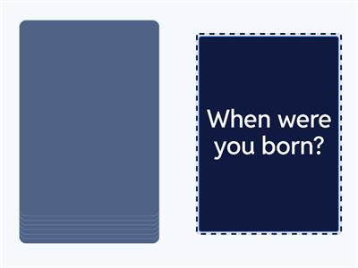 Conversation Questions Past Simple