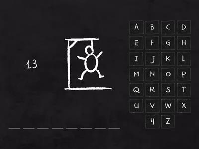 3. Numbers Hangman