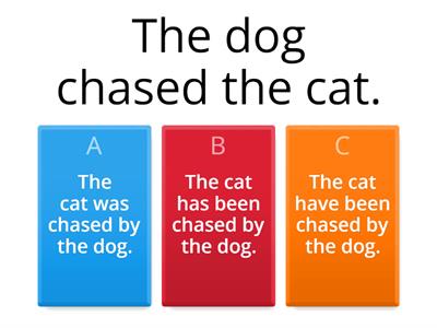 Active and Passive Voice