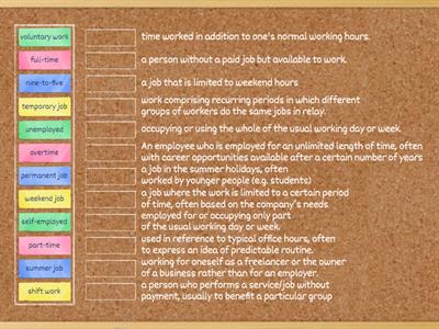 Describing Jobs - Definition Matching