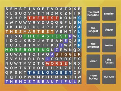  Comparative And Superlative Adjectives