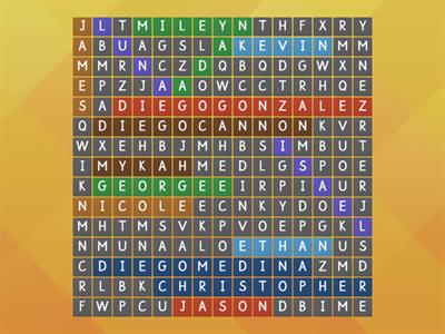 8th Grade Word Search