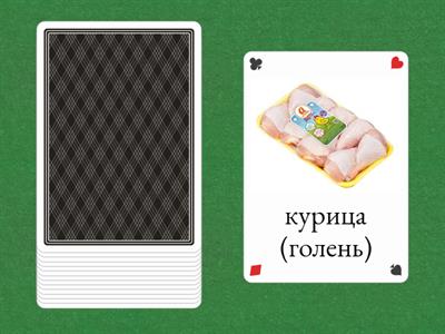 Лексика: мясо, птица,мясные продукты