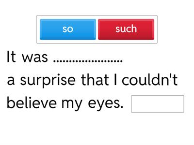 Interactive Activity 2 Apply the rule of using exclamatory sentences and Clauses of Result.