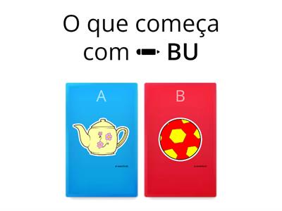 Jogo Família Silábica B ⦿ Smartkids