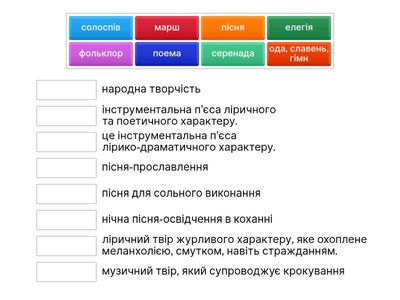 Музична література I семестр