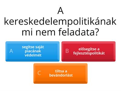 A kereskedelempolitika eszközei