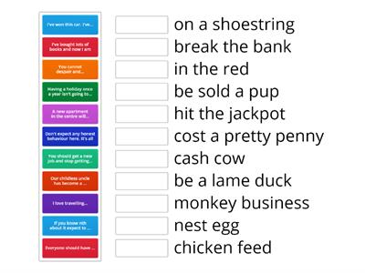 Money idioms