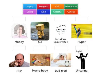 Opposites Adjectives of personality