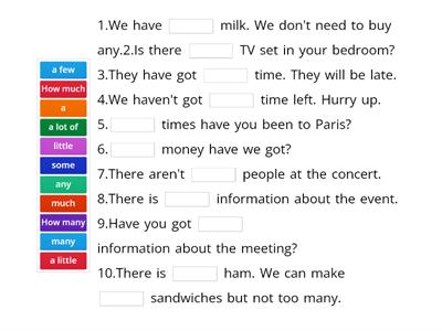 countable and uncountable nouns