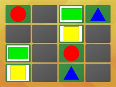 Memotest de figuras geométricas 