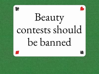 EAP I4+ Debate topics