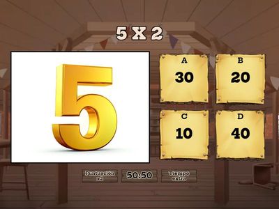 TABLA DEL 2  MULTIPLICAR