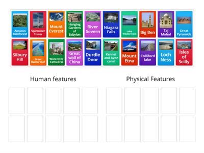 Human and physical features sort