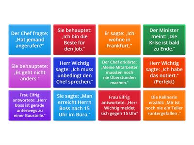 B2.2 Konjunktiv I - indirekte Rede