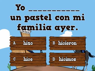 HACER en pasado simple