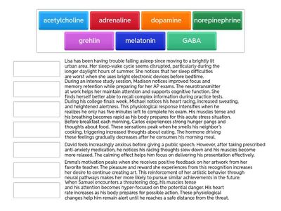 1.3 Neurotransmitter and Hormone Scenarios