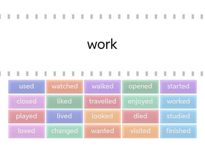 (A1) Past Simple: Regular_001